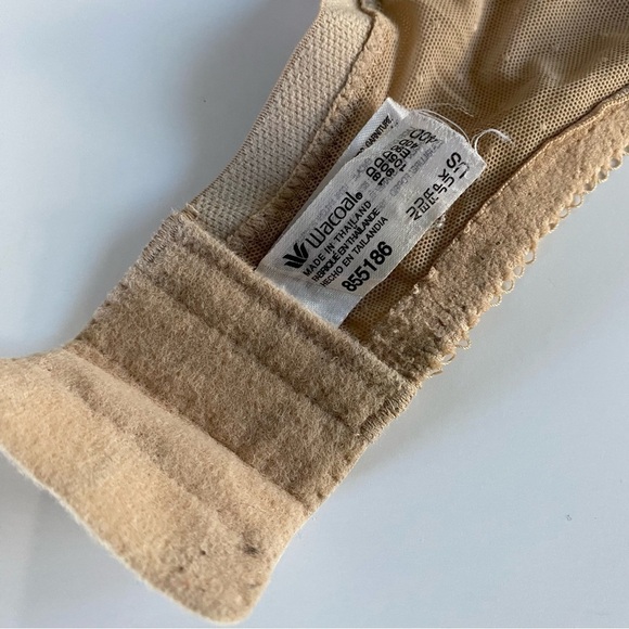 WACOAL 40D Nude Retro Chic Full Figure Underwire Bra 855186 - Picture 9 of 10